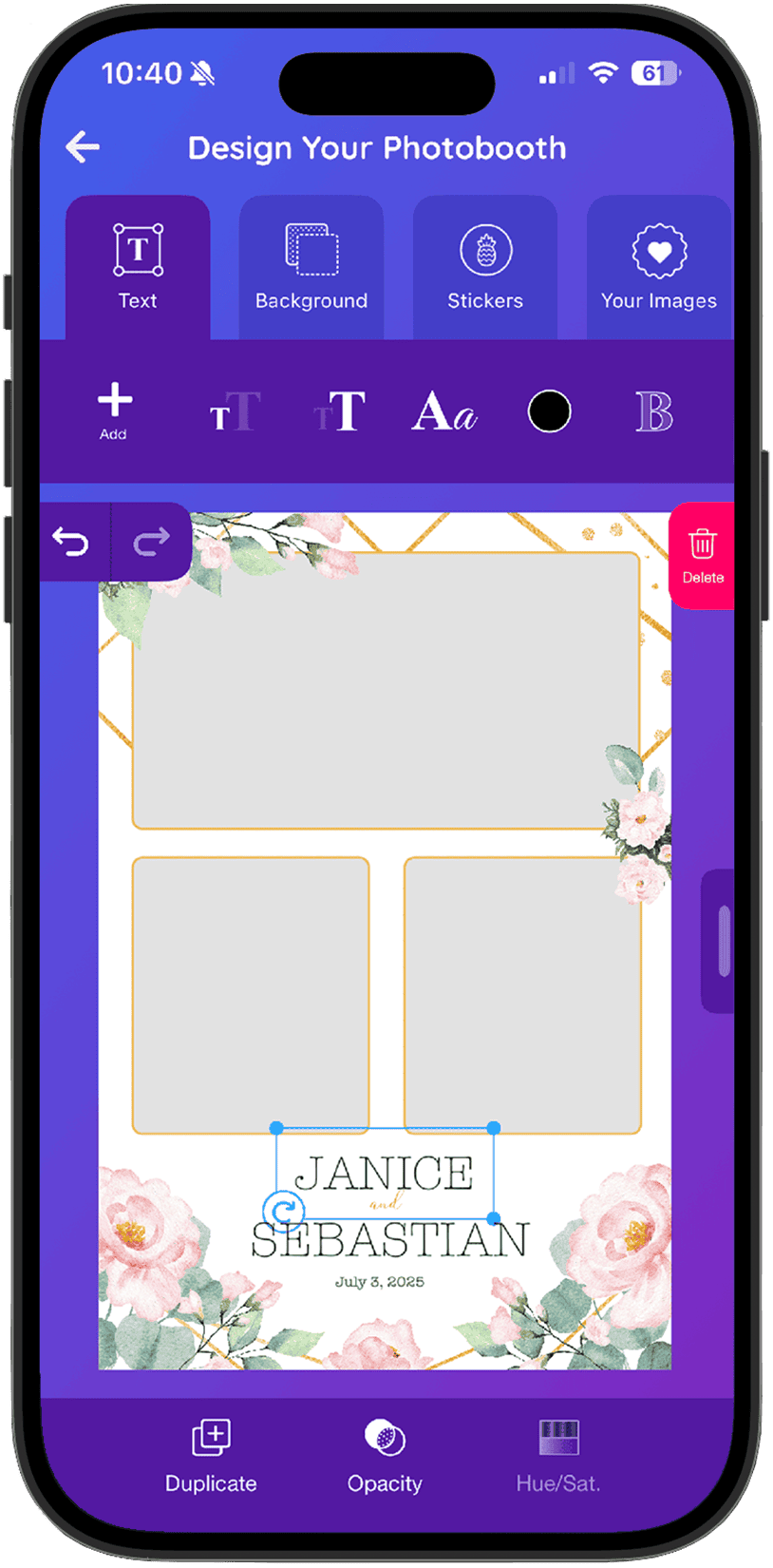 Custom Text
