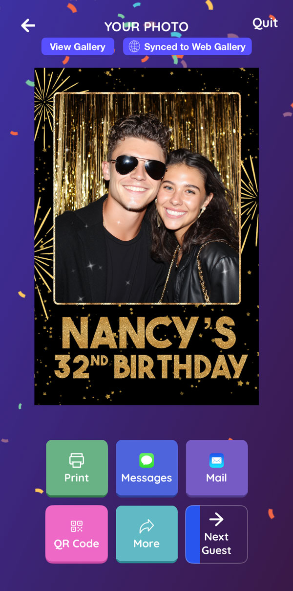 Print and Share Screen