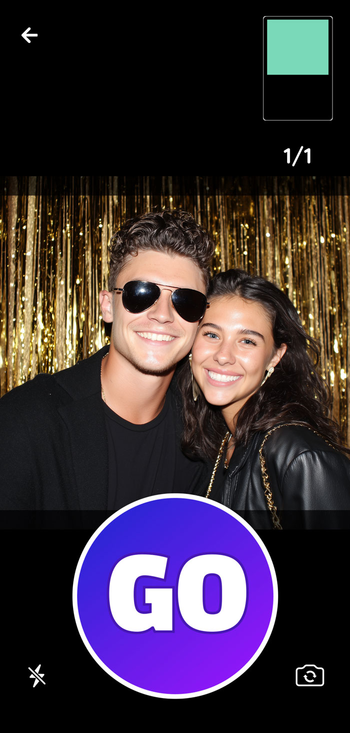 Press GO to start taking pictures